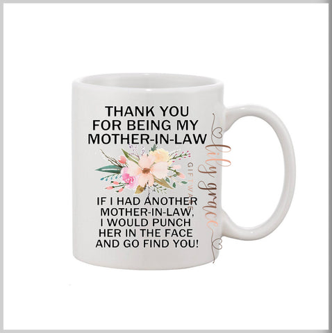 Mother In Law Thank You Coffee Mug