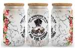 I Am The Storm Roses Glass Can Smoothie Tumbler