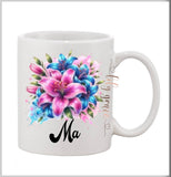 Personalised Lillies Mother's Day Coffee Mug